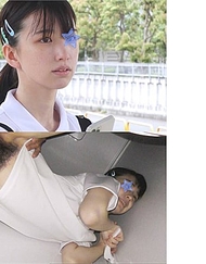 【柚子故障】★最大的問題作品★運動褲偷交★素顏雀斑女子的運動服被割破後直接插入★在廁所裡真實哭泣