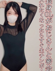 【無・完全素人生（なま）插入】可愛又身材出眾的D罩杯美女進行生（なま）插入！SEXY度200％的高挑OL小姐與大叔的密會！想插入時，立刻就是生（なま）肉棒！