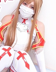 【無碼/期間限定再販】SA○亞絲娜的阿嘿顔中出性愛自拍！對擁有震撼大臀的抖M角色扮演者注入濃厚精液！