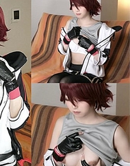 『真實角色扮演者/個人拍攝』將《明日方舟》的艾克西亞獨家招募至FC2❣擁有完美外貌與纖細美乳的最強身材♡將緊緻柔軟的小穴完全變成自慰套的作弊級性愛錄影♡