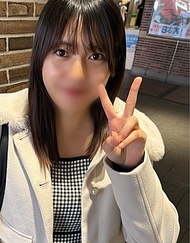 【初次拍攝】【2發】剛從青森來到東京的D罩杯年輕白皙女孩。身體相性太好，邊喘著【好舒服…要去了…！】邊多次抽搐。濕潤的毛毛小穴被しっかり中出。