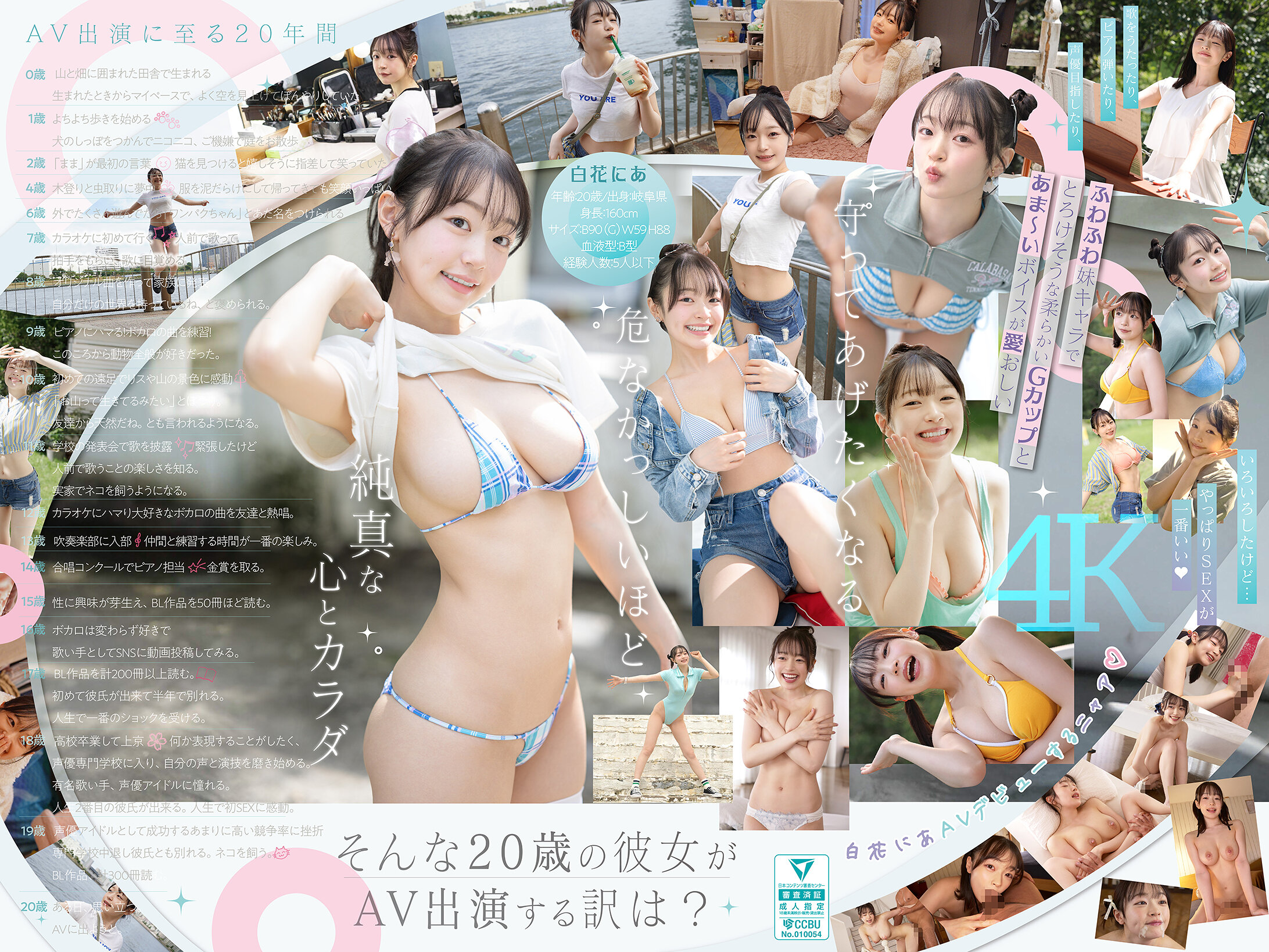 新人NO.1 STYLE 白花にあ AV出道 「我成為AV女優的理由_」
